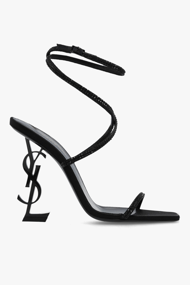 Black 'Opyum' heeled sandals Saint Laurent